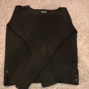 army green fossil sweater